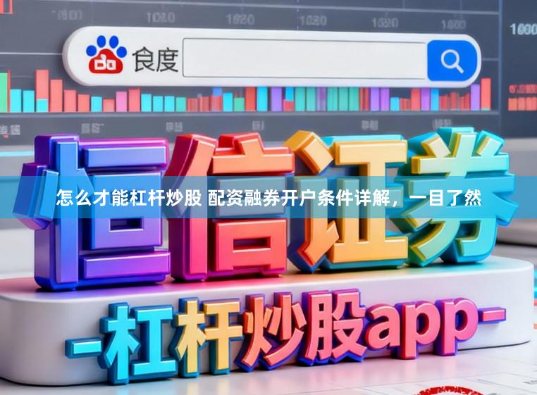 怎么才能杠杆炒股 配资融券开户条件详解，一目了然