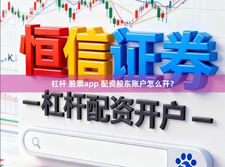杠杆 股票app 配资股东账户怎么开？